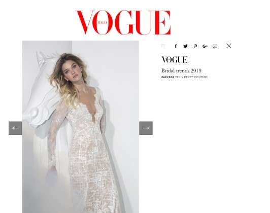 2019 Vogue Wedding gown trends guide , Check the latest most romantic and  classy dresses by yaniv Persy - Yaniv Persy
